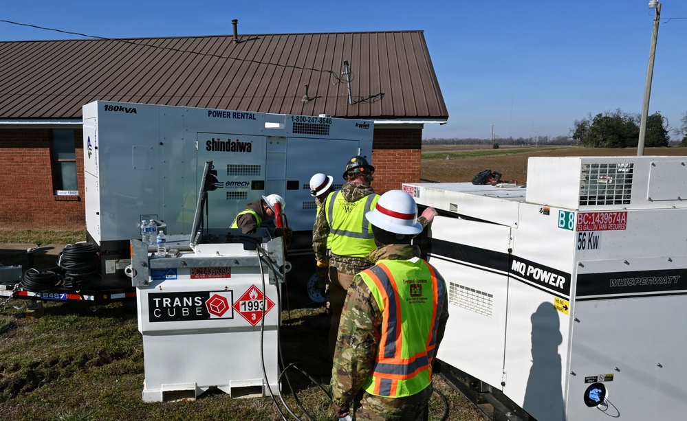 Fuel Tank placement at Mt. Pleasant Missionary Baptist Church