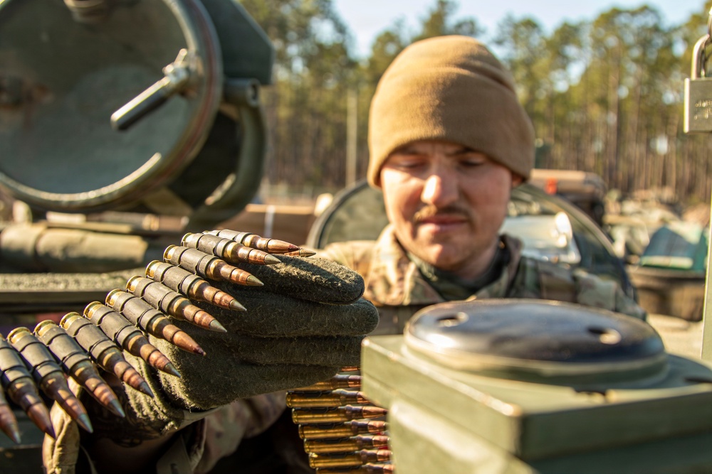 Spartan Brigade conducts a Table V live-fire exercise