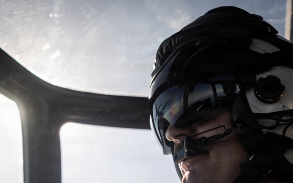 In Flight Drink Service: VMM-365 Tactical Air-to-Air Refueling