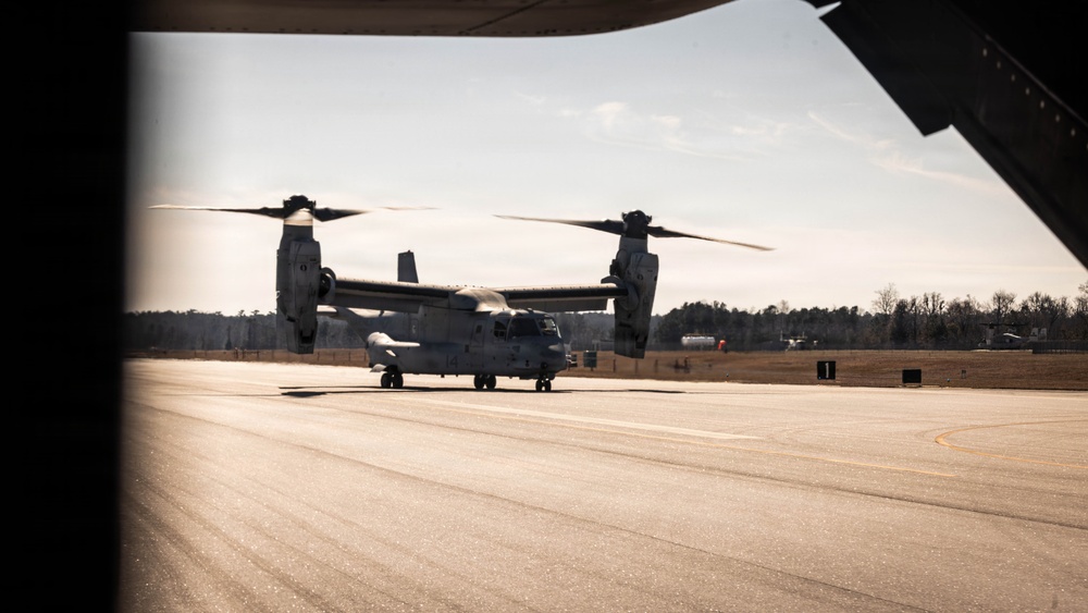 In Flight Drink Service: VMM-365 Tactical Air-to-Air Refueling