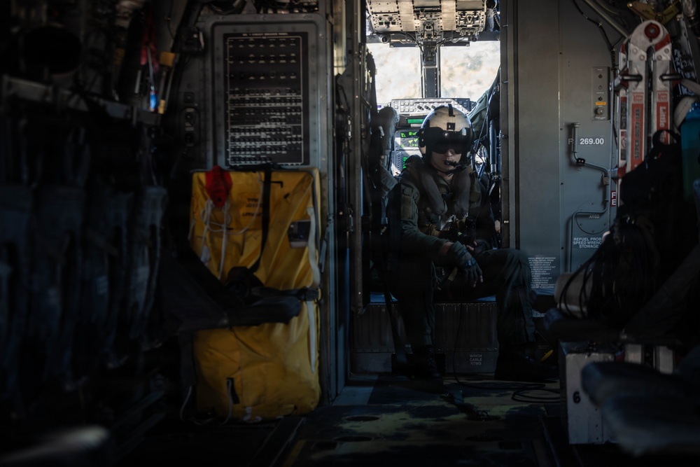 In Flight Drink Service: VMM-365 Tactical Air-to-Air Refueling