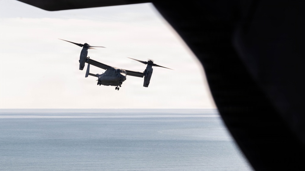 In Flight Drink Service: VMM-365 Tactical Air-to-Air Refueling