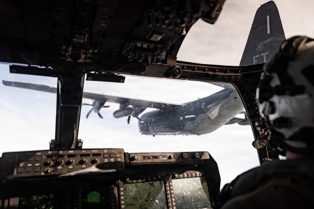 In Flight Drink Service: VMM-365 Tactical Air-to-Air Refueling