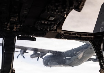 In Flight Drink Service: VMM-365 Tactical Air-to-Air Refueling