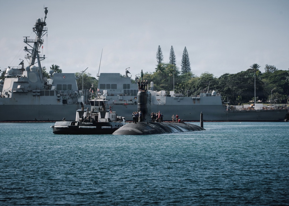 USS Indiana (SSN 789) Returns to Homeport
