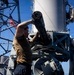 U.S. Sailor Conducts Maintenance on a Close-in Weapons System