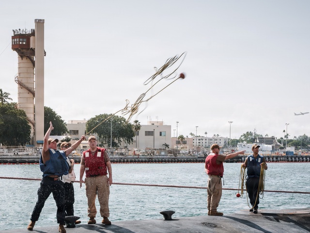 USS Indiana (SSN 789) Returns to Homeport