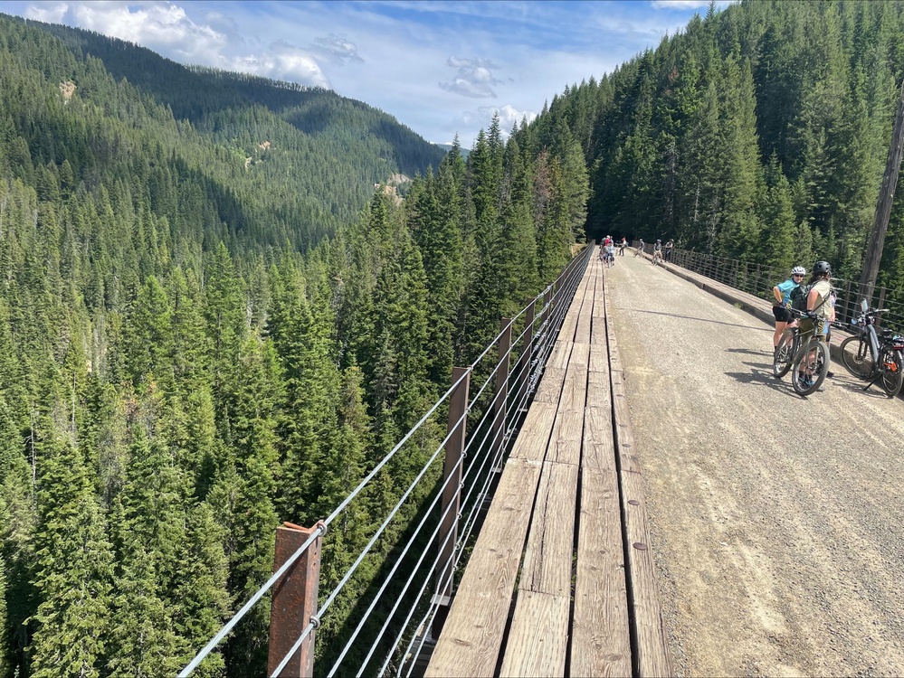 Route of the Hiawatha on the Idaho Panhandle National Forests