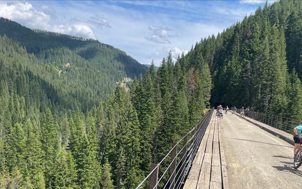 Route of the Hiawatha on the Idaho Panhandle National Forests