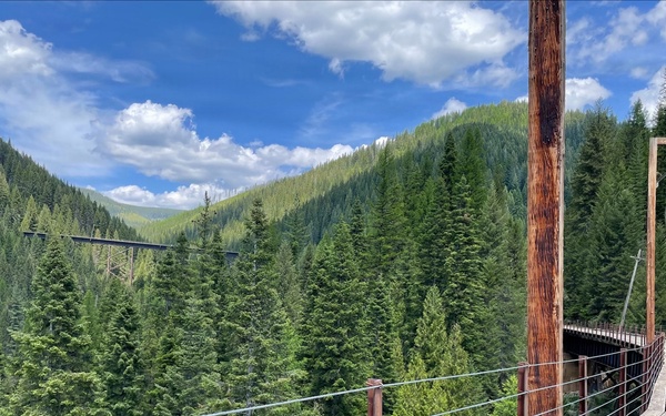 Route of the Hiawatha on the Idaho Panhandle National Forests