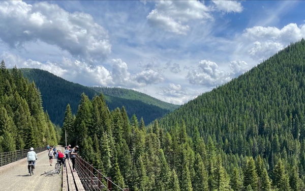 Route of the Hiawatha on the Idaho Panhandle National Forests