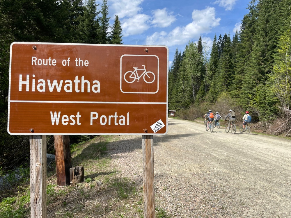 Route of the Hiawatha on the Idaho Panhandle National Forests