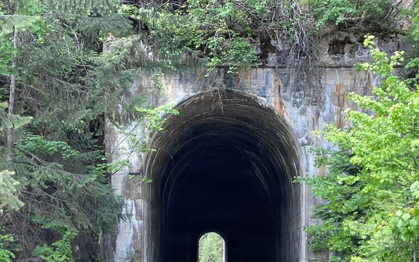 Route of the Hiawatha on the Idaho Panhandle National Forests
