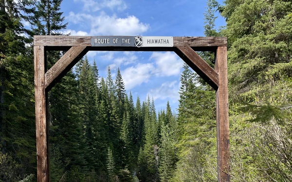 Route of the Hiawatha on the Idaho Panhandle National Forests