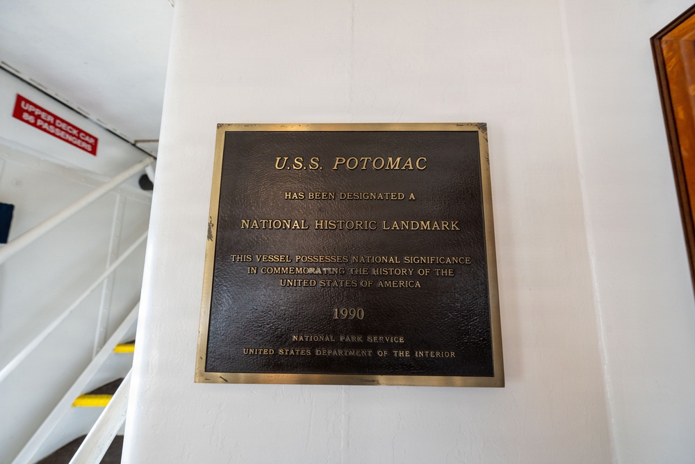 U.S. Coast Guard K-9 Units train on USS Potomac