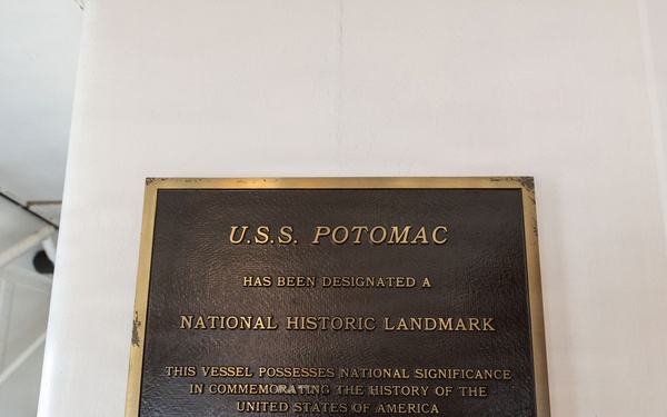 U.S. Coast Guard K-9 Units train on USS Potomac