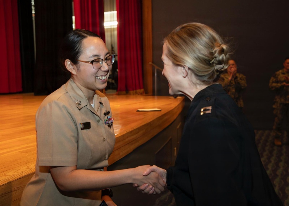 U.S. Seventh Fleet Band First Class Pinning Ceremony