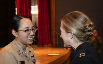 U.S. Seventh Fleet Band First Class Pinning Ceremony