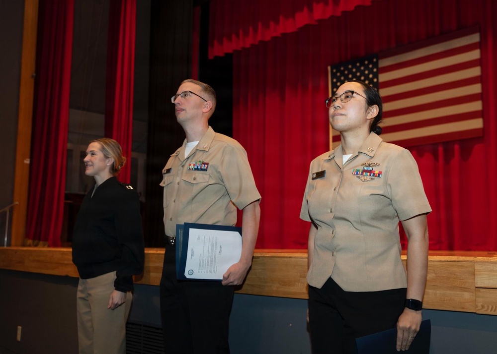 U.S. Seventh Fleet Band First Class Pinning Ceremony