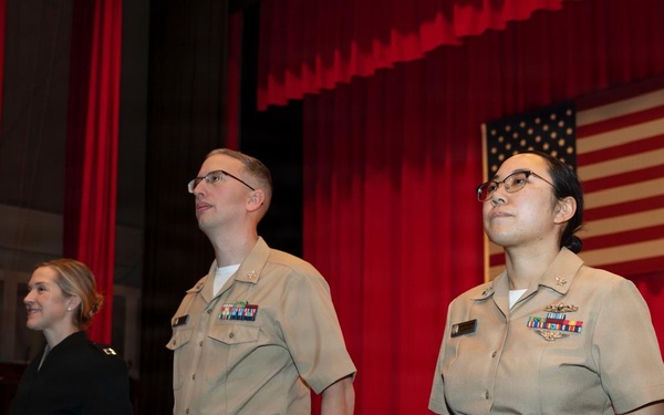 U.S. Seventh Fleet Band First Class Pinning Ceremony