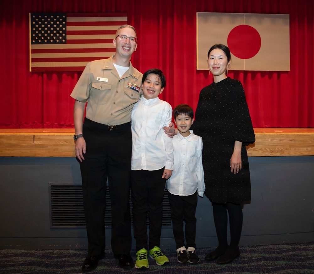 U.S. Seventh Fleet Band First Class Pinning Ceremony