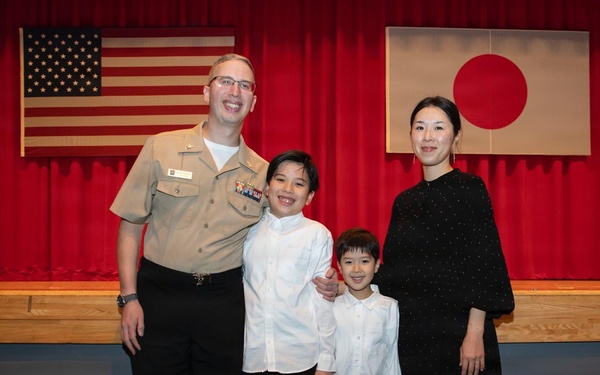 U.S. Seventh Fleet Band First Class Pinning Ceremony