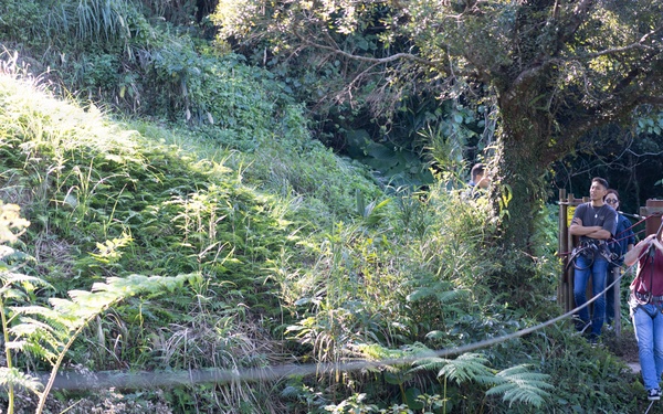 5th Air Naval Gunfire Liaison Company Marines boost spiritual wellness and morale on zipline tour