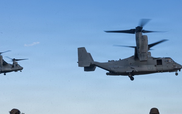 12th LCT and 1st MAW Marines Participate in an Aerial Support Rehearsal