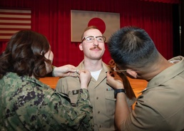 U.S. Seventh Fleet Band Second Class Pinning Ceremony