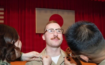 U.S. Seventh Fleet Band Second Class Pinning Ceremony