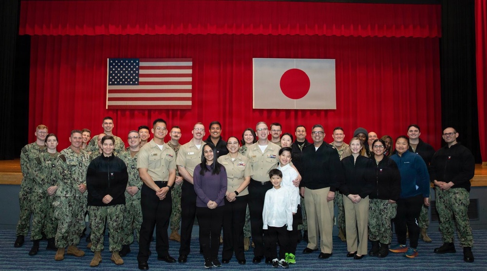 U.S. Seventh Fleet Band Second Class Pinning Ceremony