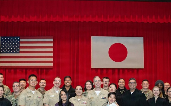 U.S. Seventh Fleet Band Second Class Pinning Ceremony