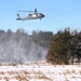 Wisconsin National Guard’s 1st Battalion, 120th Field Artillery holds winter sling-load training at Fort McCoy