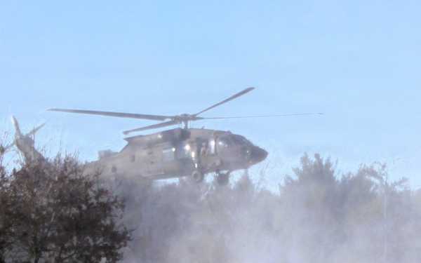 Wisconsin National Guard’s 1st Battalion, 120th Field Artillery holds winter sling-load training at Fort McCoy