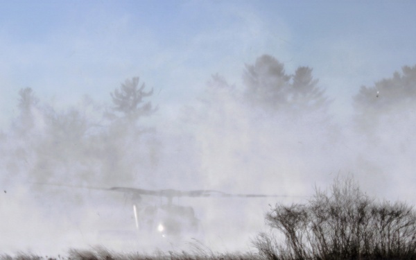 Wisconsin National Guard’s 1st Battalion, 120th Field Artillery holds winter sling-load training at Fort McCoy