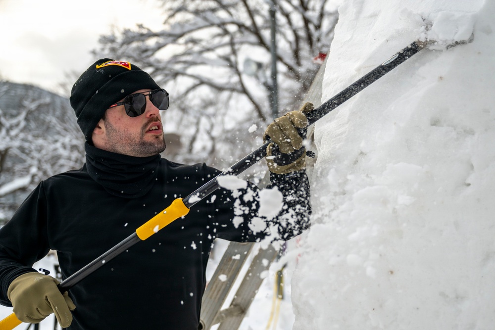 Sailors From Naval Air Facility Misawa participate in the 2026 Sapporo Snow Festival