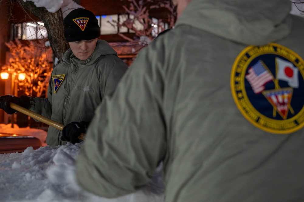 Sailors From Naval Air Facility Misawa participate in the 2026 Sapporo Snow Festival