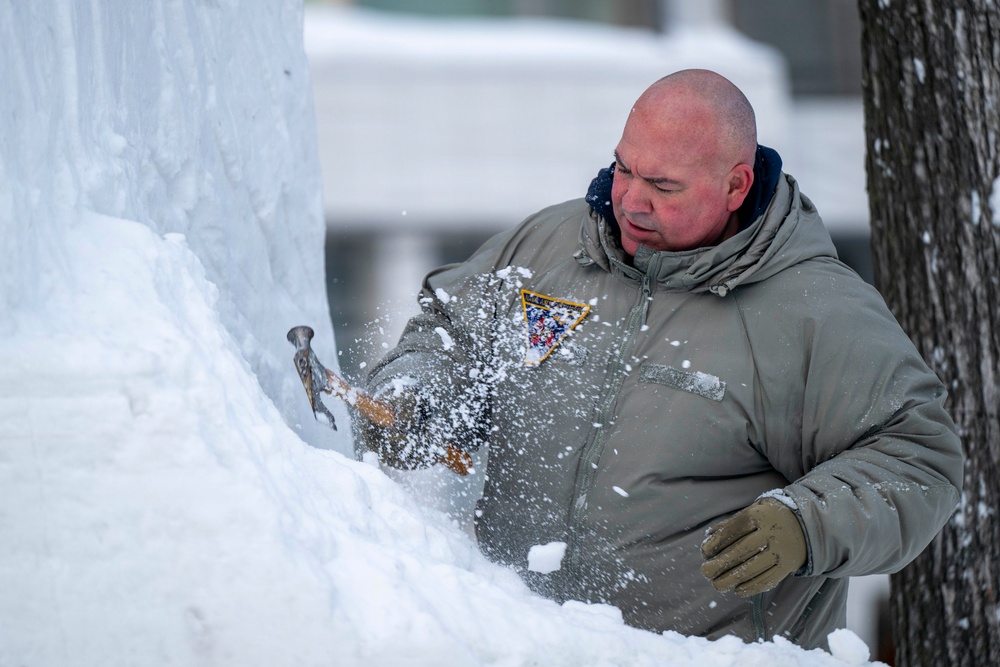 Sailors From Naval Air Facility Misawa participate in the 2026 Sapporo Snow Festival