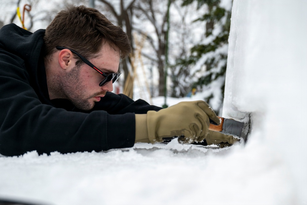 Sailors From Naval Air Facility Misawa participate in the 2026 Sapporo Snow Festival