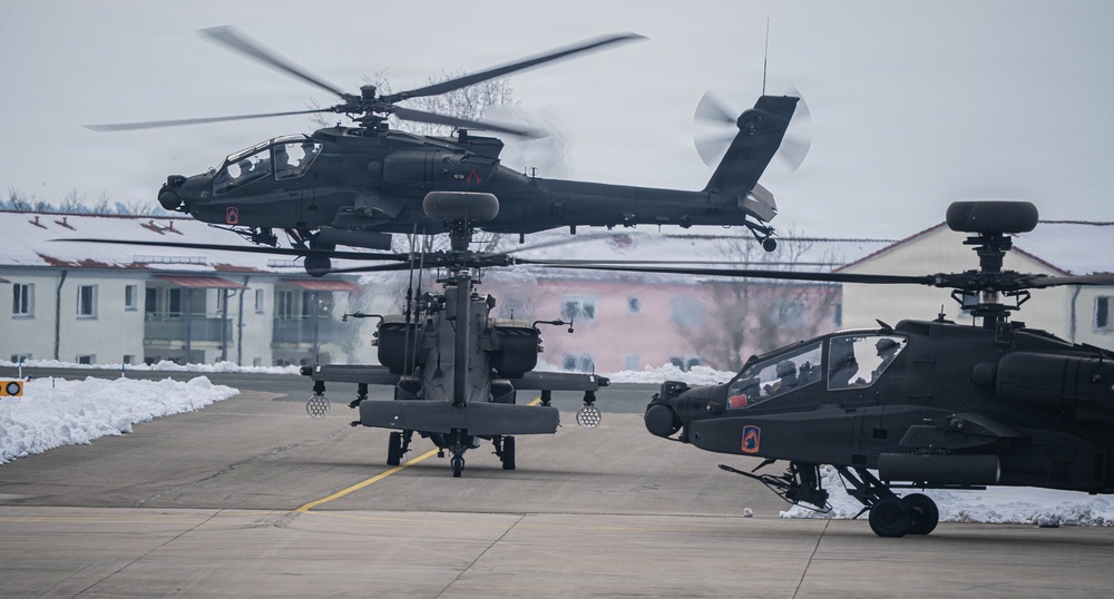 12th Combat Aviation Brigade Departs for Aviation Maneuver Training Exercise Center 26-01