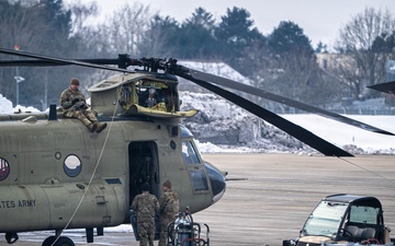 12th Combat Aviation Brigade Departs for Aviation Maneuver Training Exercise Center 26-01