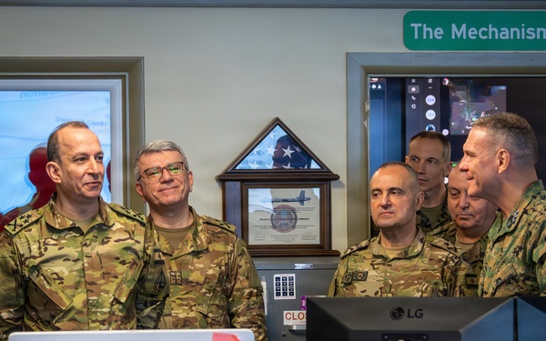 MARCENT Commander Welcomes Lebanese Armed Forces Chief of Defense