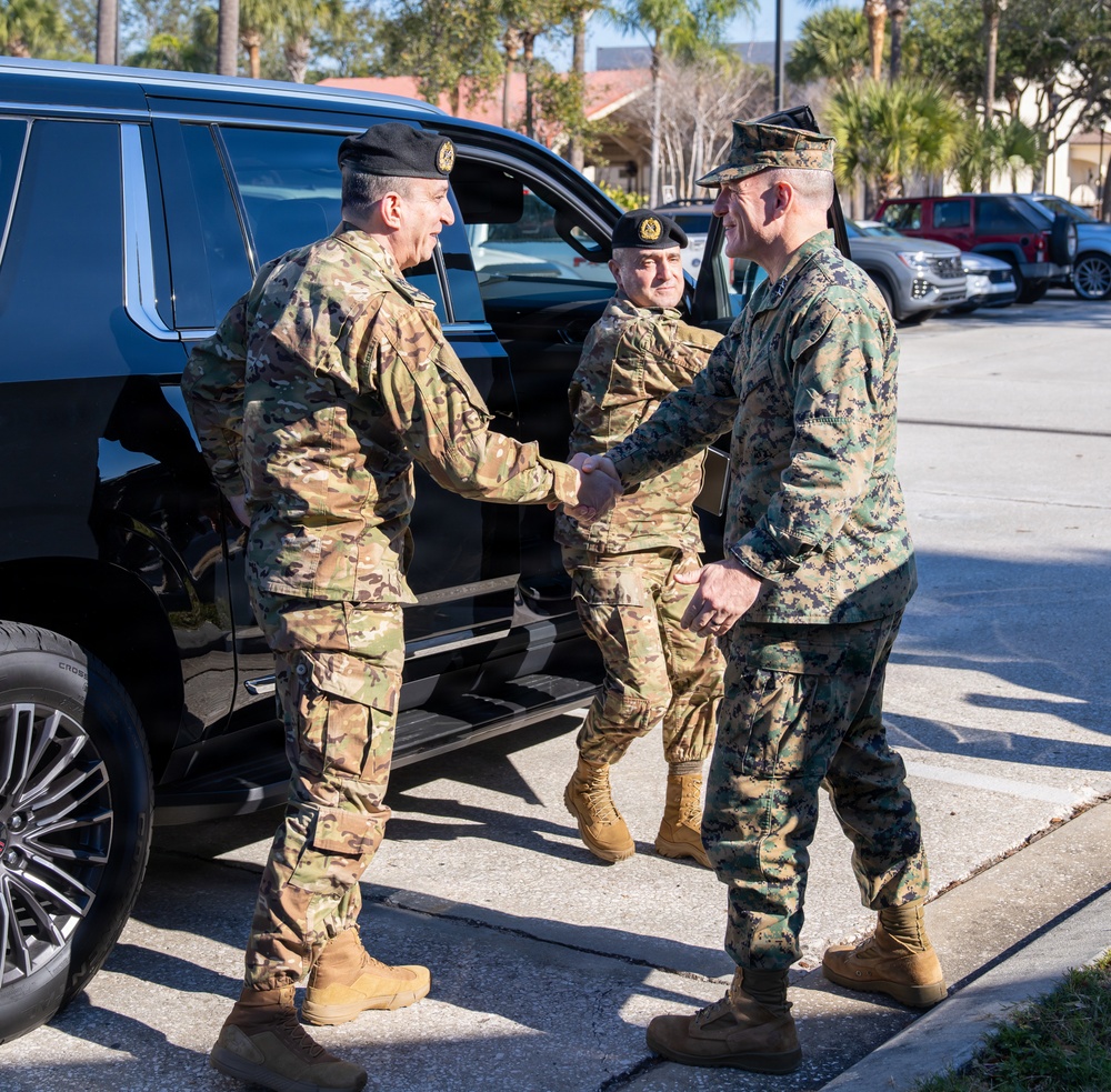 MARCENT Commander Welcomes Lebanese Armed Forces Chief of Defense