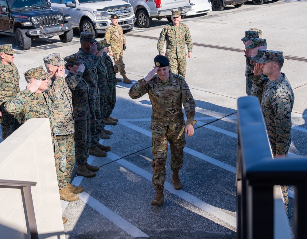 MARCENT Commander Welcomes Lebanese Armed Forces Chief of Defense