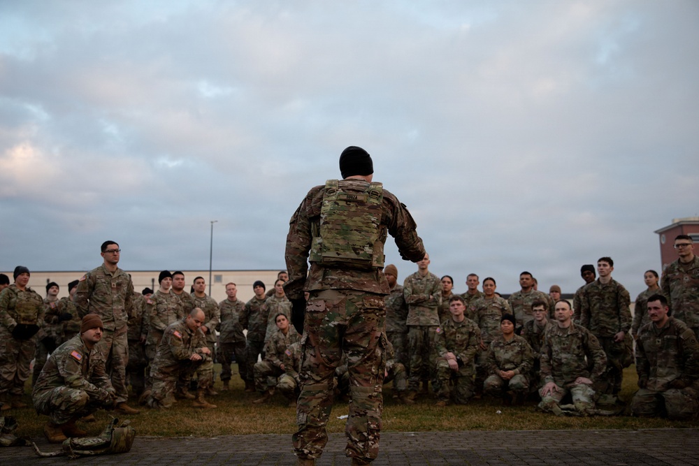 SETAF-AF leads physical training during sergeants time