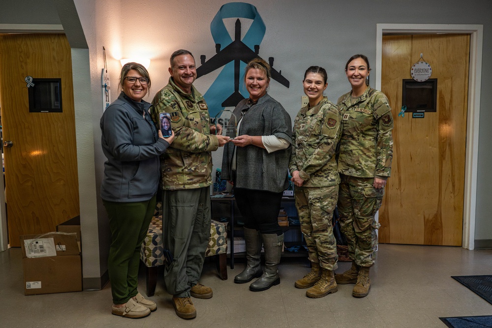 2025 DAF Exceptional SAPR Team award goes to 2nd Bomb Wing SAPR team