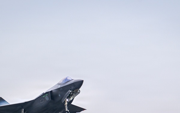 Royal Norwegian Air Force conducts take-offs during Point Blank 26