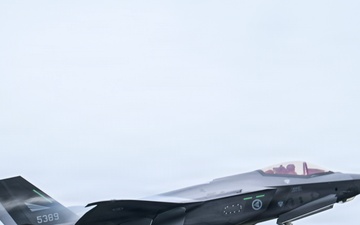 Royal Norwegian Air Force conducts take-offs during Point Blank 26