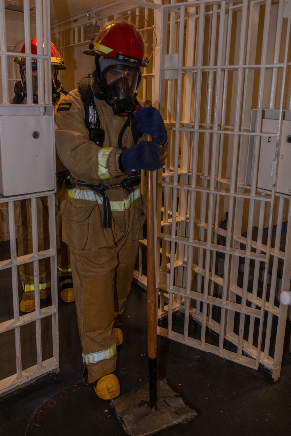 USS Iwo Jima Sailors  Conduct Damage Control Training Evolution