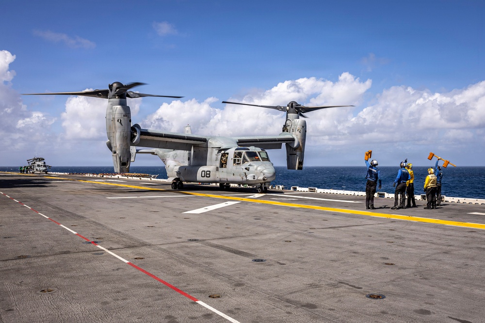 USS Iwo Jima Conducts Flight Operations